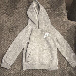 Nike Kids Light Gray Hoodie